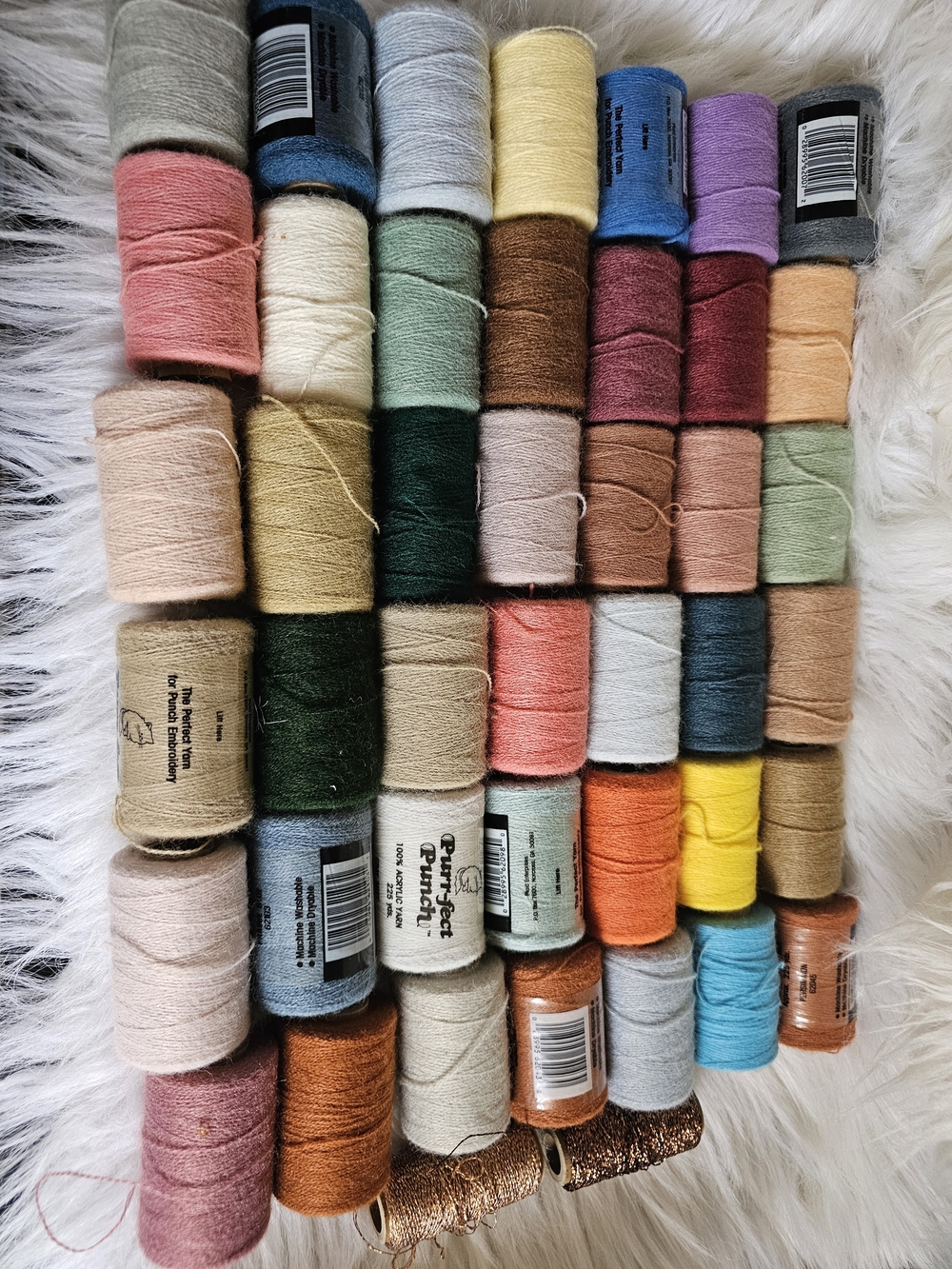 83 Rolls Cross Stitch, Embrodiery, Punch Needle